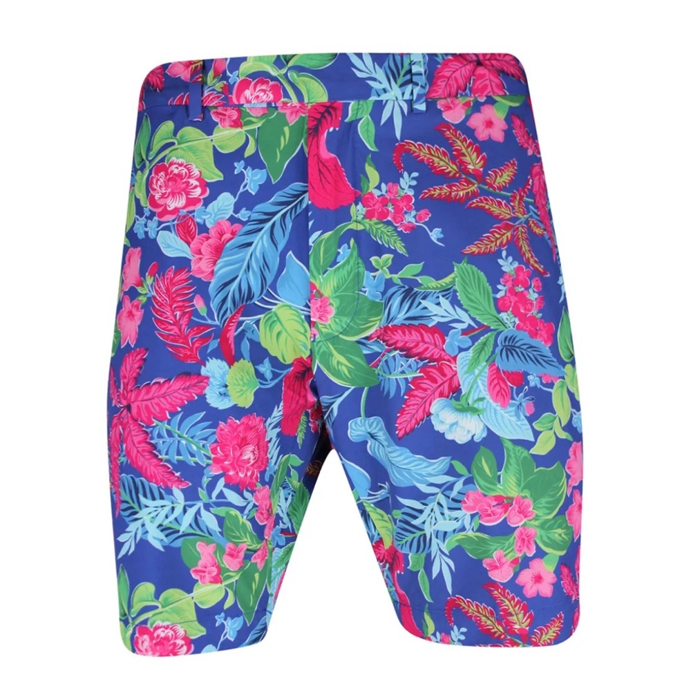RLX Ralph Lauren Floral Tailored Fit Performance Golf Shorts-Men Sz 32 or 38-NEW